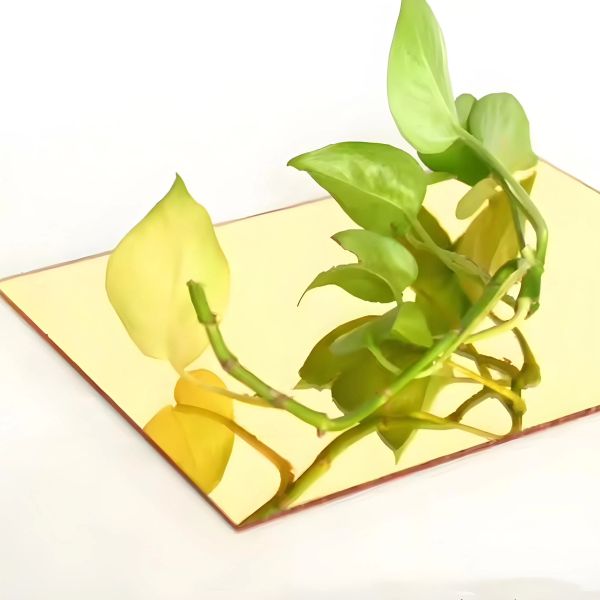 Stylish Copper Mirror Glass Sheet For Showcase Displays Shower Room Decor