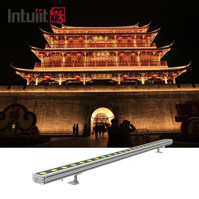 Construção iluminando a arruela conduzida Rgb de alumínio clara linear exterior da parede de IP65 36w Dmx