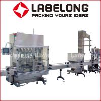 Machine à étiquettes de capsulage remplissante d'huile de graissage automatique pour la bouteille 1-5L en plastique