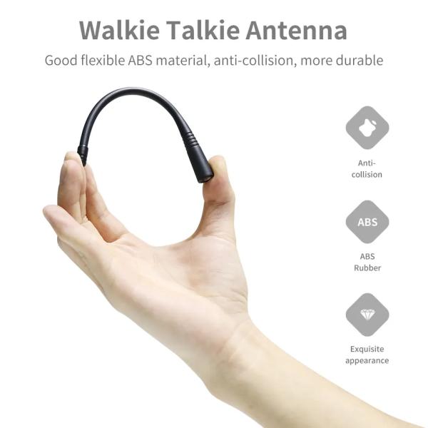 50 Ohm Impedance High Gain Dual Band Walkie Talkie Antenna for VHF UHF Communication