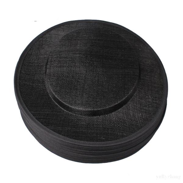 Chapéu de graduação decoração Sinamay Fascinator Chapéu Base para um olhar chique