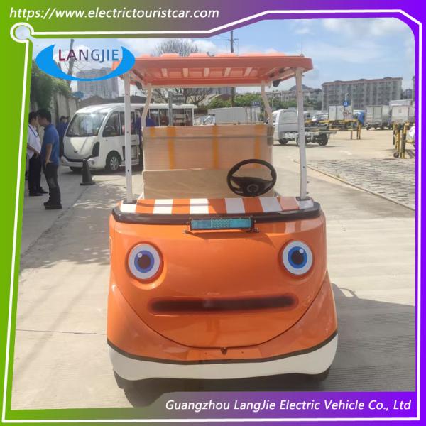 White Electric Security golf Vehicles 48V System 2 Seater Sightseeing Car for Park