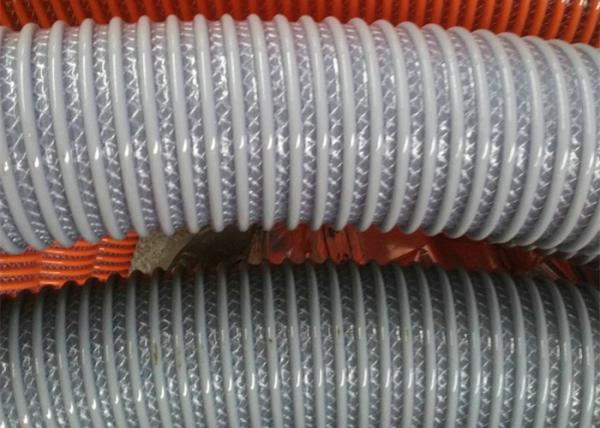 Flexible PVC Water Hose Reinforced Helix Suction And Discharge Hose / Pipe / Tube