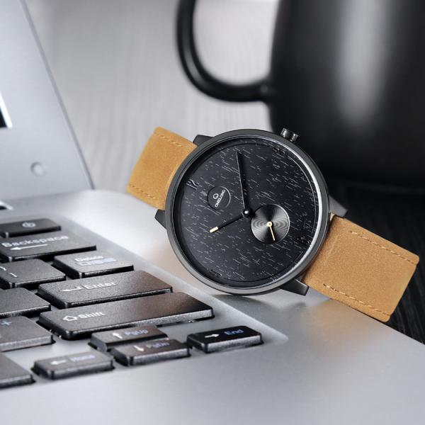 Месяца гарантии дозора нержавеющей стали кварца верхнего сегмента Унисекс минималистские 12