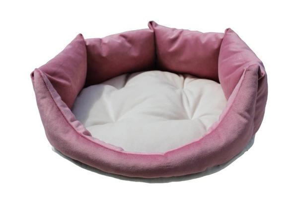 French Bulldog Puppy Calming Pet Bed With Removable Cover Hypoallergenic Fiberfill