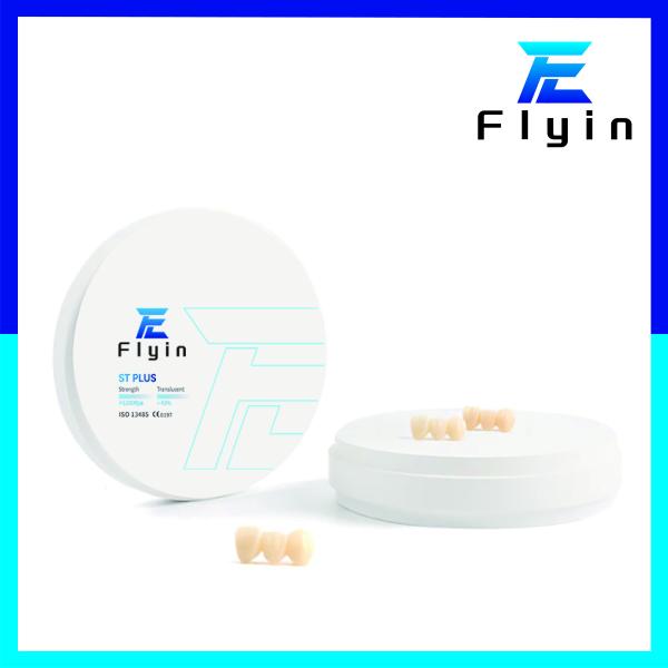 Low Radioactivity Zirconia Blocks White ST Plus Dental Zirconia Chemical Solubility 