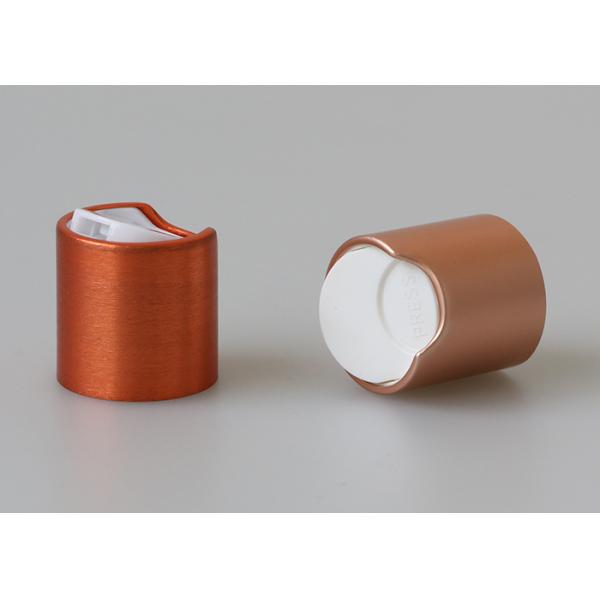 Золотая распределяя крышки 28 410 24 410 для пластикового шампуня разливает алюминий по бутылкам