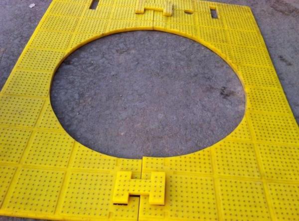 Anti patim que fura a borracha do poliuretano da espessura de Rig Accessories Mats 30mm