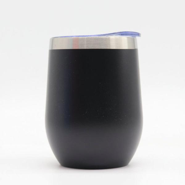 Egg Shaped Tumbler Cup 12oz Double Wall Insulated Stainless Steel with Lid