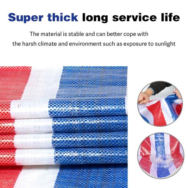 Waterproof Customized Weight Laminated PE Tarpaulin Plastic Tarps Fabric Sheet For Outdoor Truck Cover