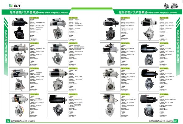 Excavator Starter 9142783,12V,10T,2.7KW CAS-E Motor Belarus BELARUS tractor D-65