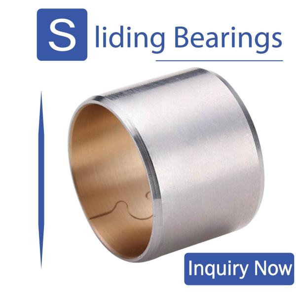 Bimetal 800 Split Type Bimetal Bearing Bushes Buckle Steel Backed Solid Sleeve Bushing