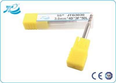 Square End Mills For Aluminum Three Flute End Mill Non Coating Customizable