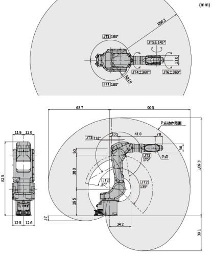 産業用ロボット カワサキ RS005L ハンドリング軽量組立