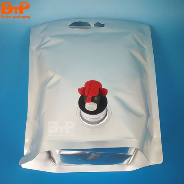Bag in Box Packaging Bag Custom Capacity Animal Liquid Feed Packaging Plastic Tap Bag in Box