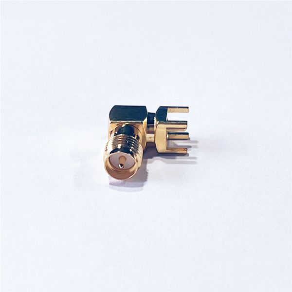 50 Ohm SMA Connector DC-6GHz Female R/A RP SMA PCB RF Coaxial Connector