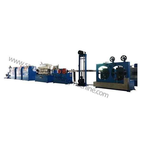 0.2-3.5mm dia Power cable Taping Machine Vertical Single Layer