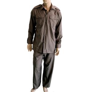 Ensemble de chemises Vêtements de travail Uniforme militaire Ensemble d'entra