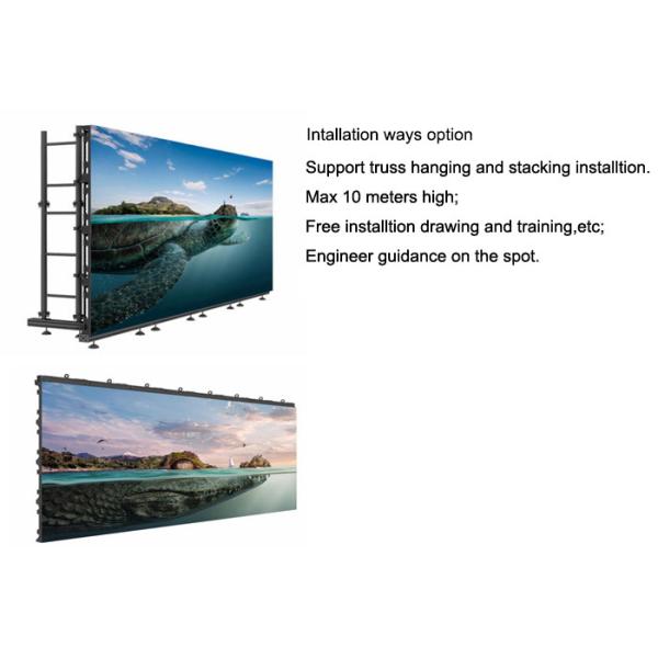 Fast Installation Video Wall Led Display 6000 Nits For Outdoor Activity / Event