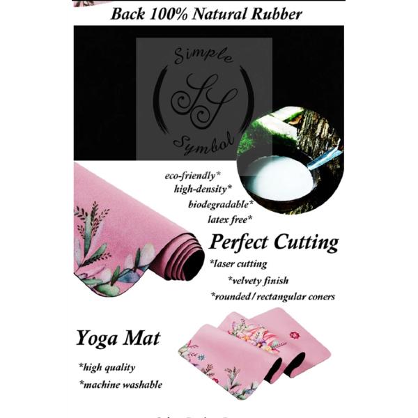 Color Printed Suede Yoga Mat, Gymnastics Mats, Microfiber mats for Hot Yoga Pilate, Suede mat manufacturer