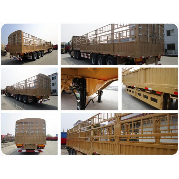 13000x2500x3900mm 2 Axles 3 Axle Top Open Box Cargo Trailer for After-sales Service