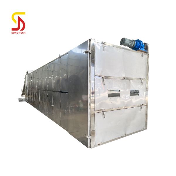 Automatic Multifunctional Mesh Belt Dryer with High Safety Level for Continuous Drying of Grains and Tea