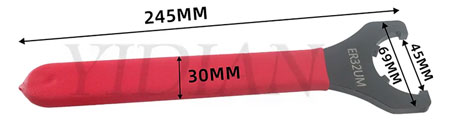 ER32UM Woodworking Machine Tool CNC Tool Spanner Wrench For CNC Machine