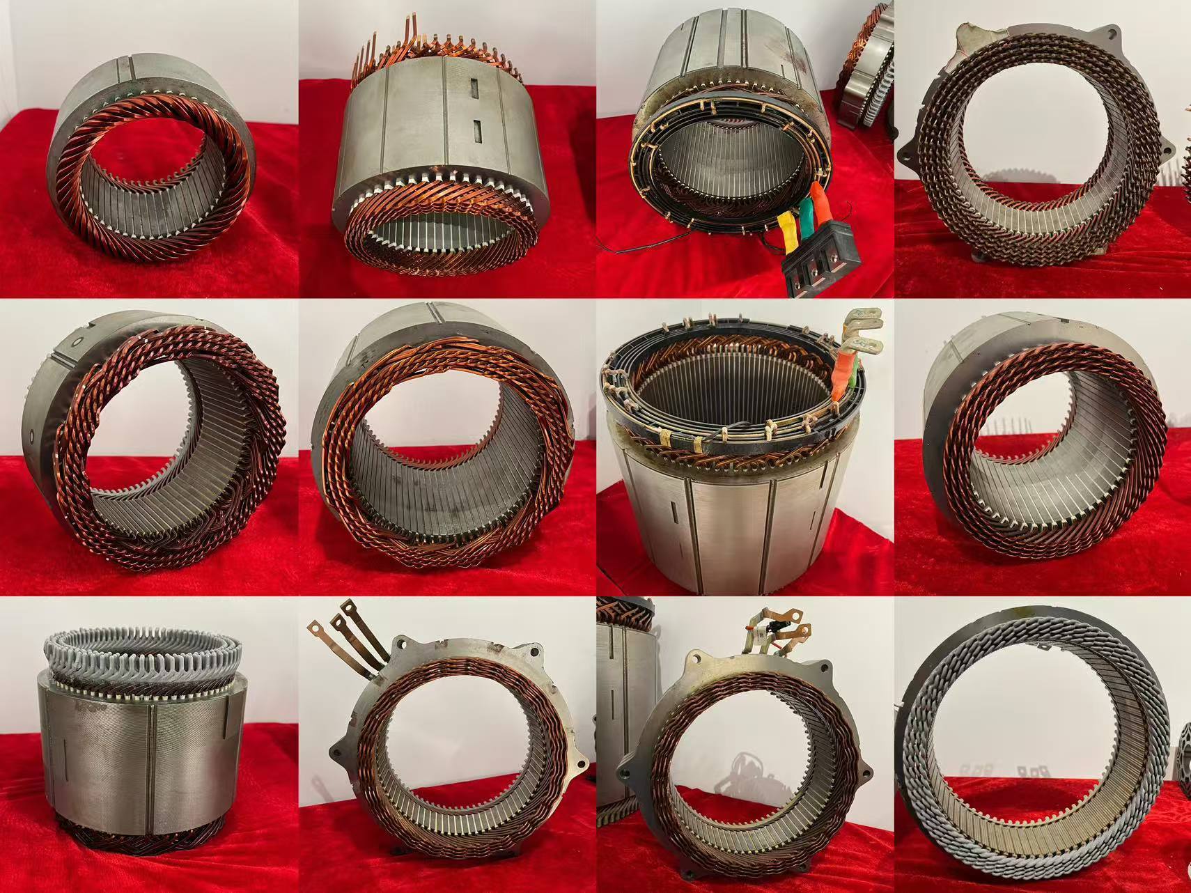Compact Pancake Stator OD128mm/4L/50mm Stack, Lightweight, ISO9001:2015 Certified for Small Direct-Drive Motors