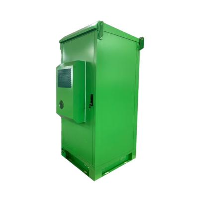 Armário de uma telecomunicação de 1500 watts, armário exterior verde dos dados