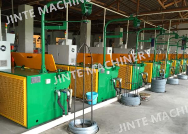 Electric Part Foot Switch 7.5kw Automatic Wire Drawing Machine