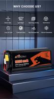Molicel 6S2P P45B Pack de batterie 130*72*43 9000mAh 5C Décharge rapide pour les drones FPV de longue durée de vol