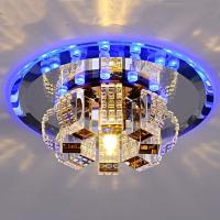 Modern Crystal Aisle Spot Light Creative Entry Glass Balcão Porch Hall Corredor Tecto Downlight