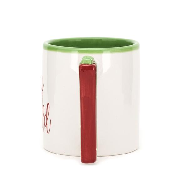 coffee bulk mugs Christmas 10OZ ceramic mug with 3D holder porcelain christmas dinnerware