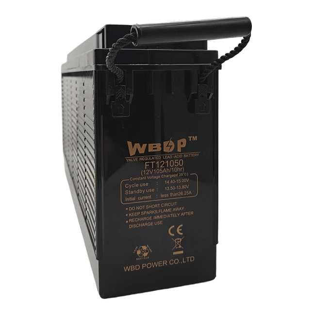 Rechargeable Front Terminal Battery 12V 105AH UPS Lead Acid Battery