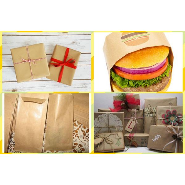 Enveloppant le rouleau sûr de papier de MG Brown emballage de nourriture de 24 grammes 32 grammes d'OIN de FDA FSC