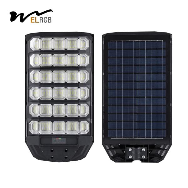 ABS 1000W 2000W 3000 Watt Luz solar de rua 6500K 150lm/W