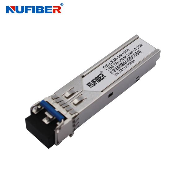 1.25G SFP 1310nm 20km DOM Duplex LC Single mode Dual fiber CE FCC Compatible for mikrotik