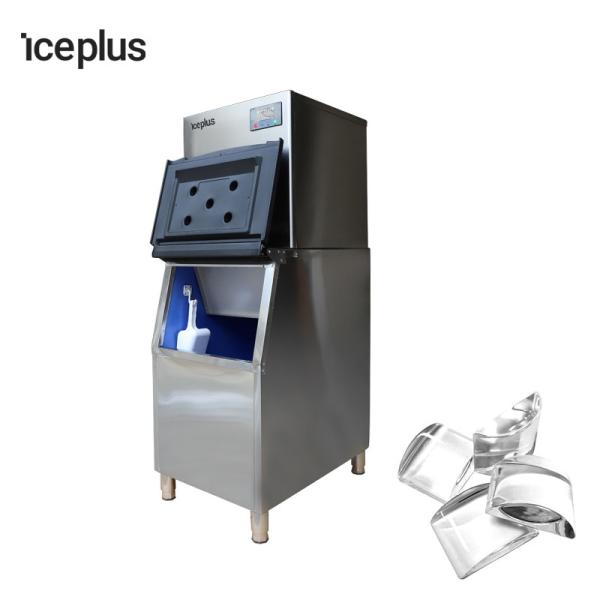 Stainless Steel Crescent Ice Maker Corrosion Resistant  150kg-250kg Ice Storage