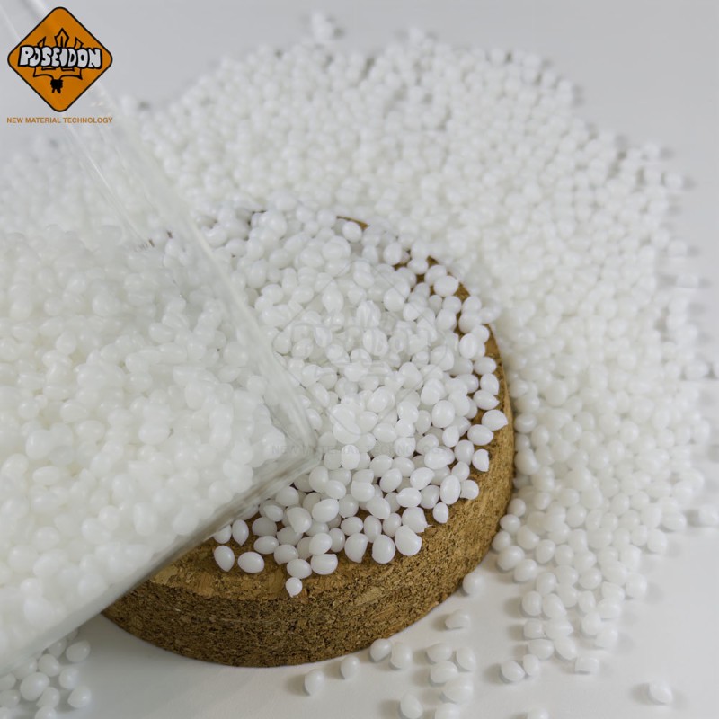 Poseidon FO1201 Polyolefin Hot Melt Glue Granule for cabin filter edge bonding , White hot melt adhesive