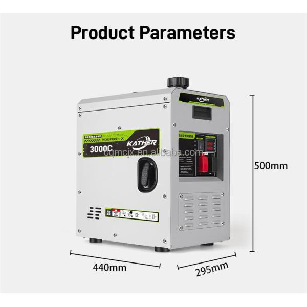 24v DC Gasoline Generator Iron Shell for Truck Parking Air Conditioning Battery Charging