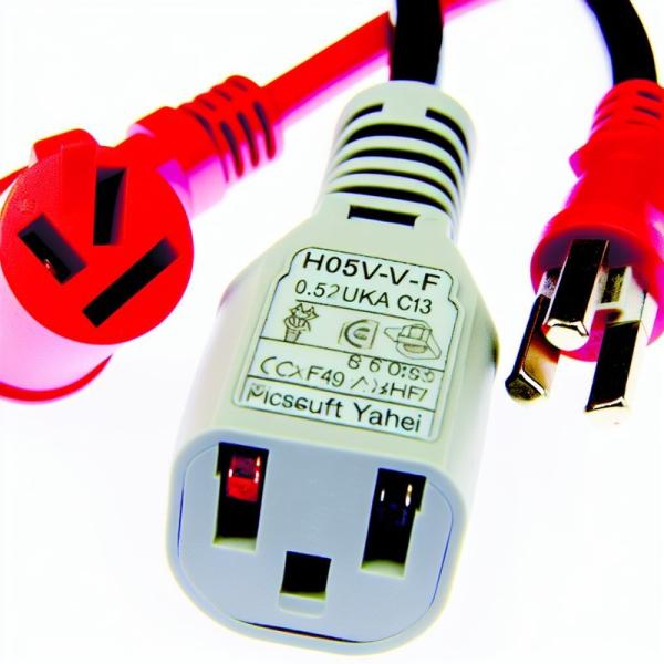 H05VV-F 0.75mm² UK to C13 Power Cord with 5A Fuse