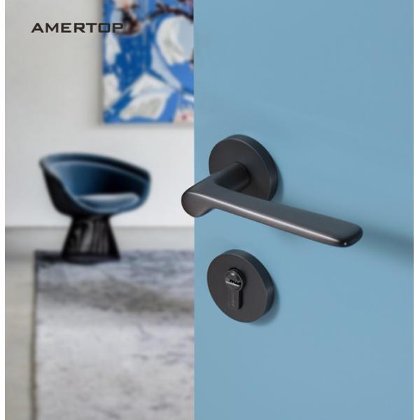 139mm 64mm Brass Door Handles Modern Interior Door Handles For Home Hardware