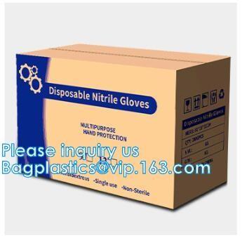 Medical Disposable Nitrile exam Gloves, Chemical Resistant, Powder-Free, Latex-Free, Non-Sterile, Food Safe, 4 Mil
