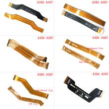 Gold / Black Motherboard Flex Cable , Ss Galaxy A31 Charging Port