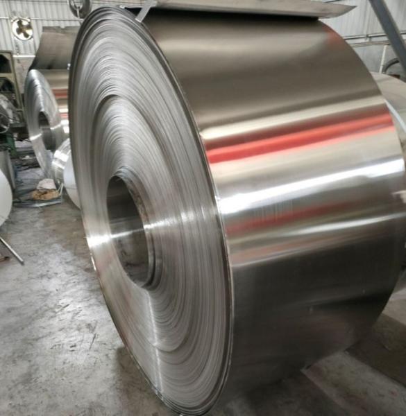 301 304 316 410 BA 2B NO1 bobina de aço inoxidável para embalagem de 2 a 6 toneladas por bobina e certificado GS