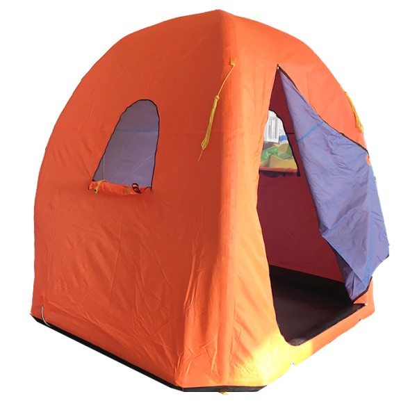 Roof Top Inflatable Tent with Skylight Four-Season Double Layer Camping Shelter PVC Material Custom Logo Custom Size