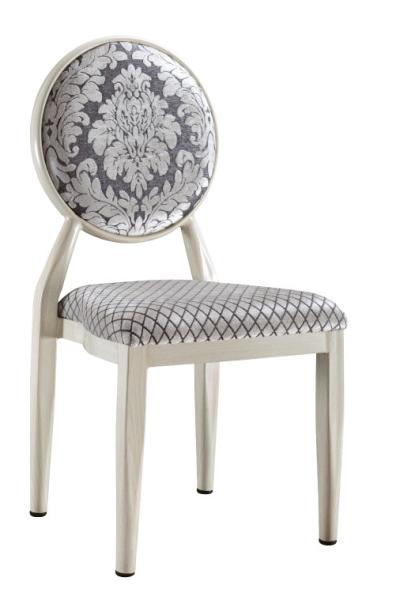 Promotion Round Back  Luxury White Dinning Chair