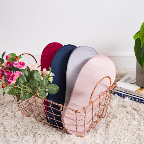 Non Slip 19mm Leisure Time Shoes , Indoor Mulberry Womens Silk Slippers