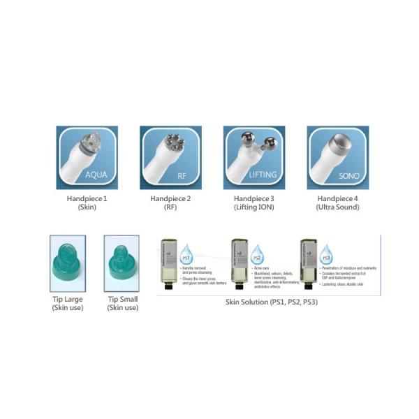 5 Handles Facial Oxygen Jet Peel Beauty Equipment Facial Oxygen Therapy Machine