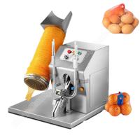 Machine d'emballage de sacs à l'ail à base de pommes de terre 110V/220V semi-automatique 6-20 sacs/min